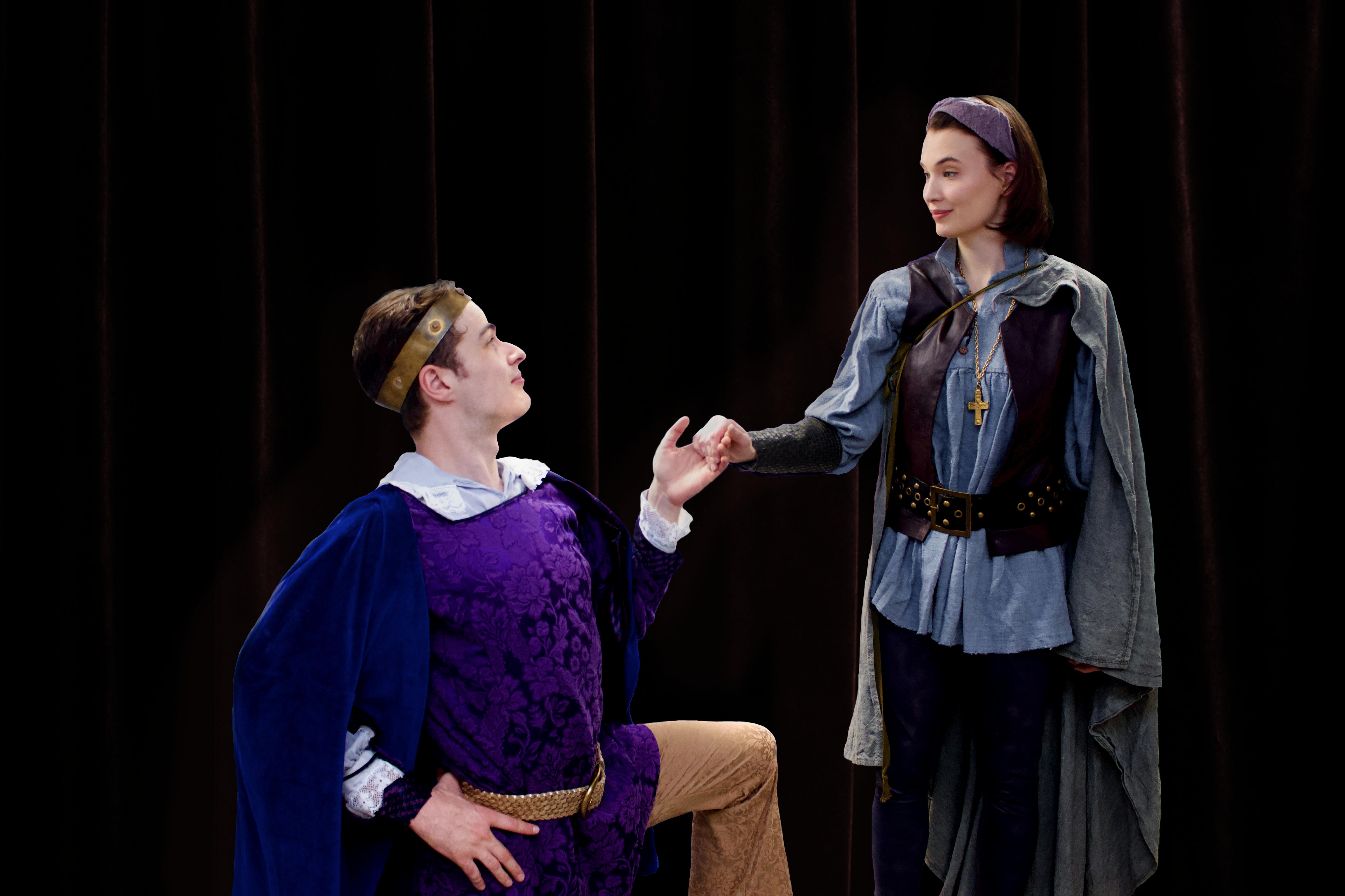 Thomas Shuman as Charles and Leah Schwartz as Joan of Arc