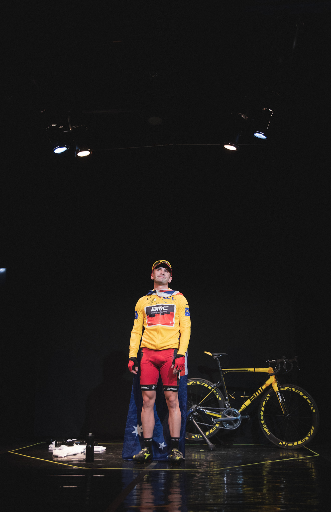 Connor Delves as Cadel Evans