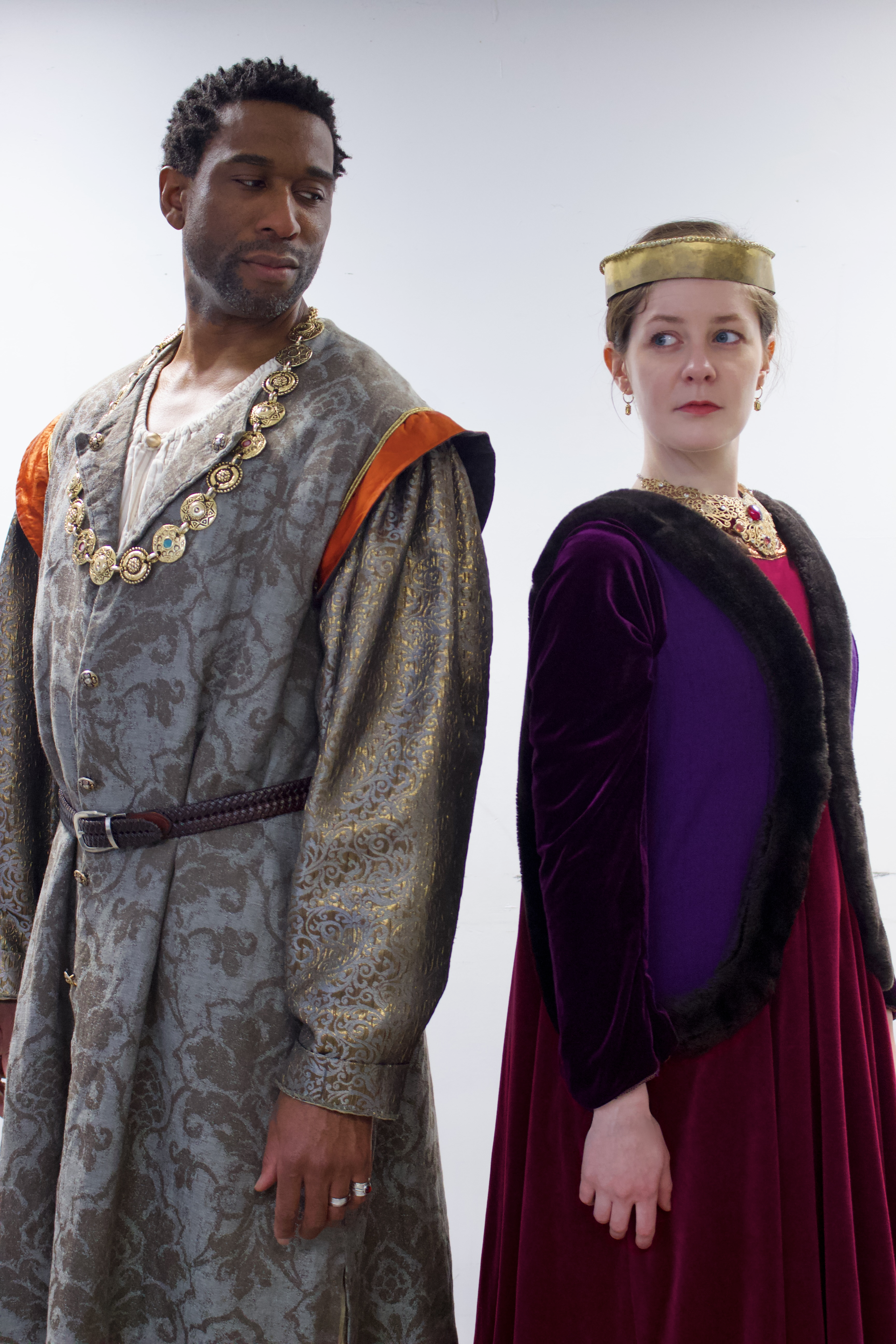 William Oliver Watkins as Richard of York and Charlotte Blacklock as Queen Margaret