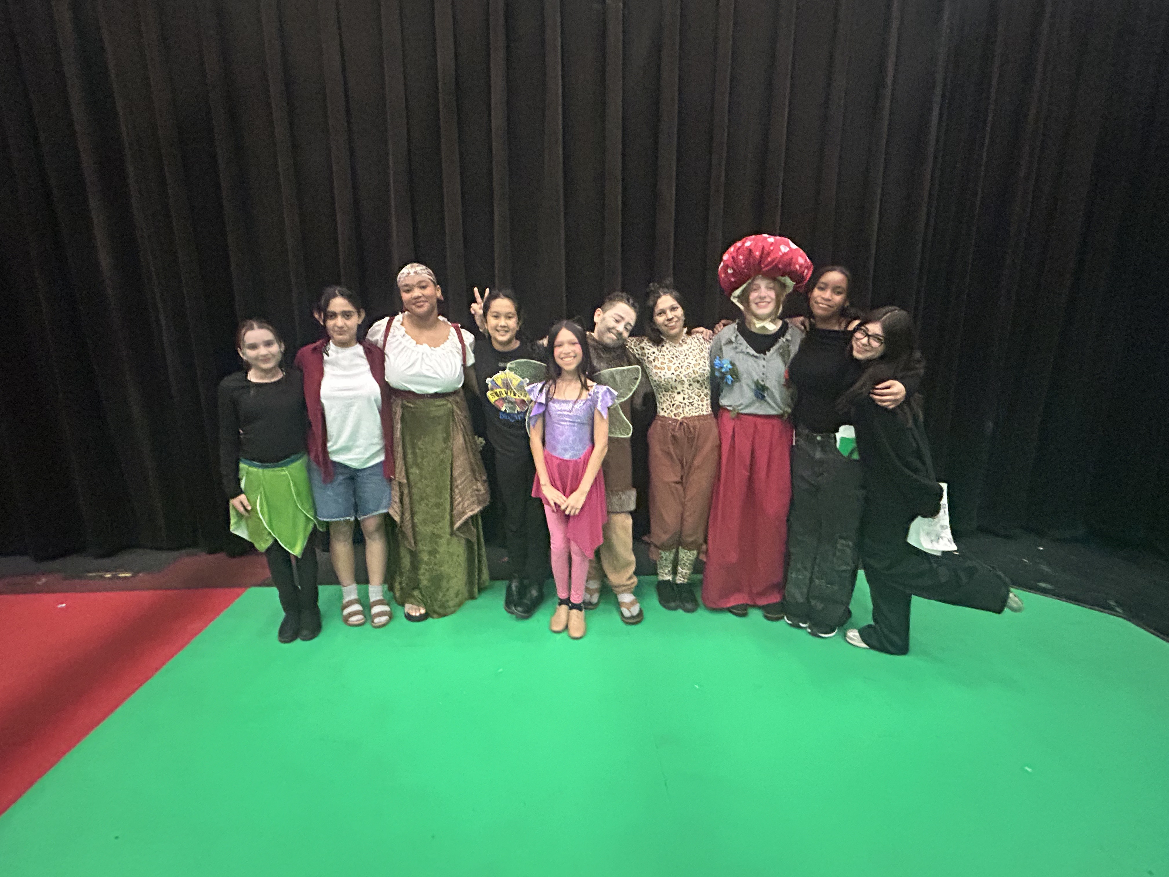 We are so proud of them! For many of these students this is their first show EVER! 