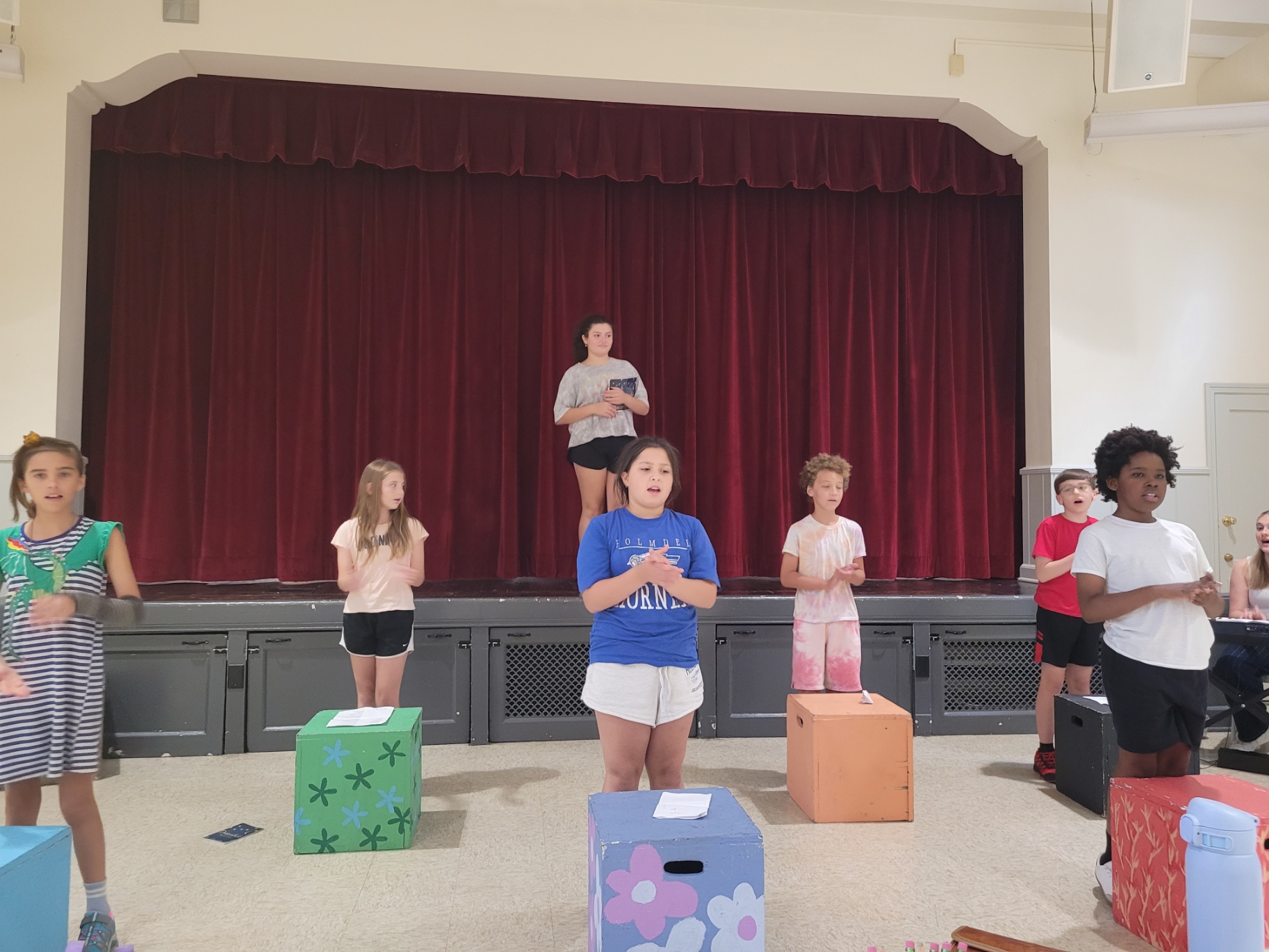 Night Noises rehearsing