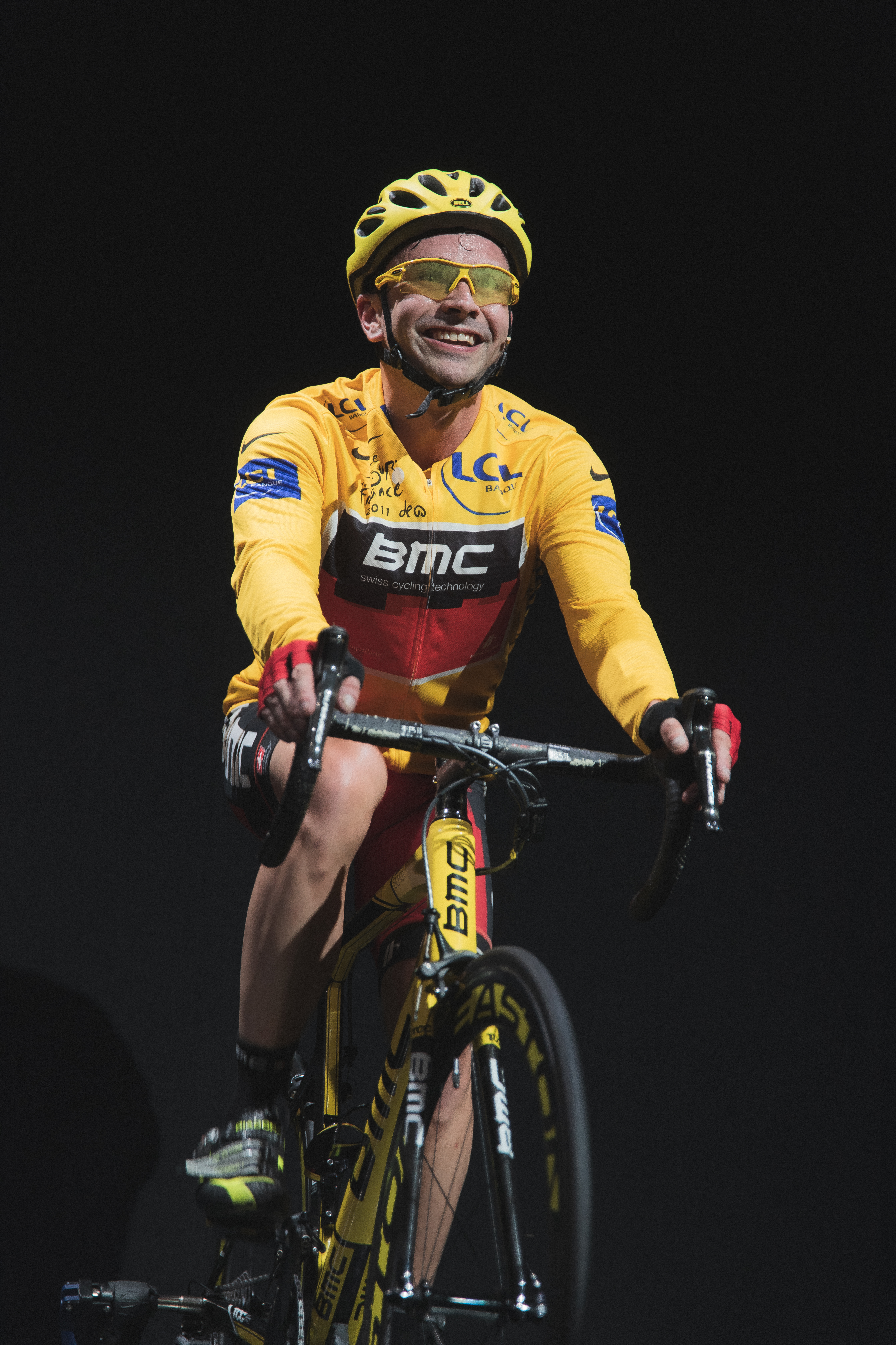 Connor Delves as Cadel Evans