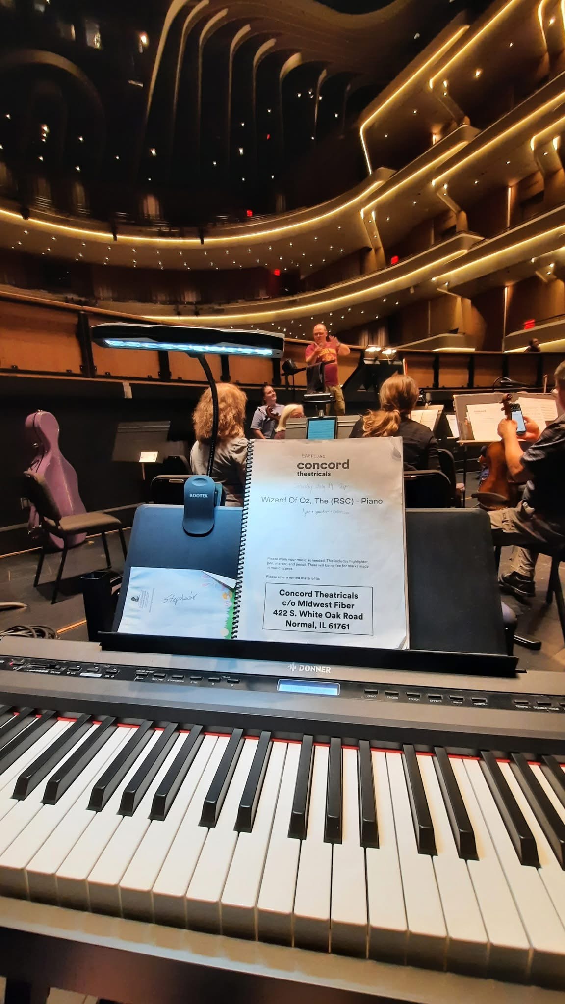 View from the pit 