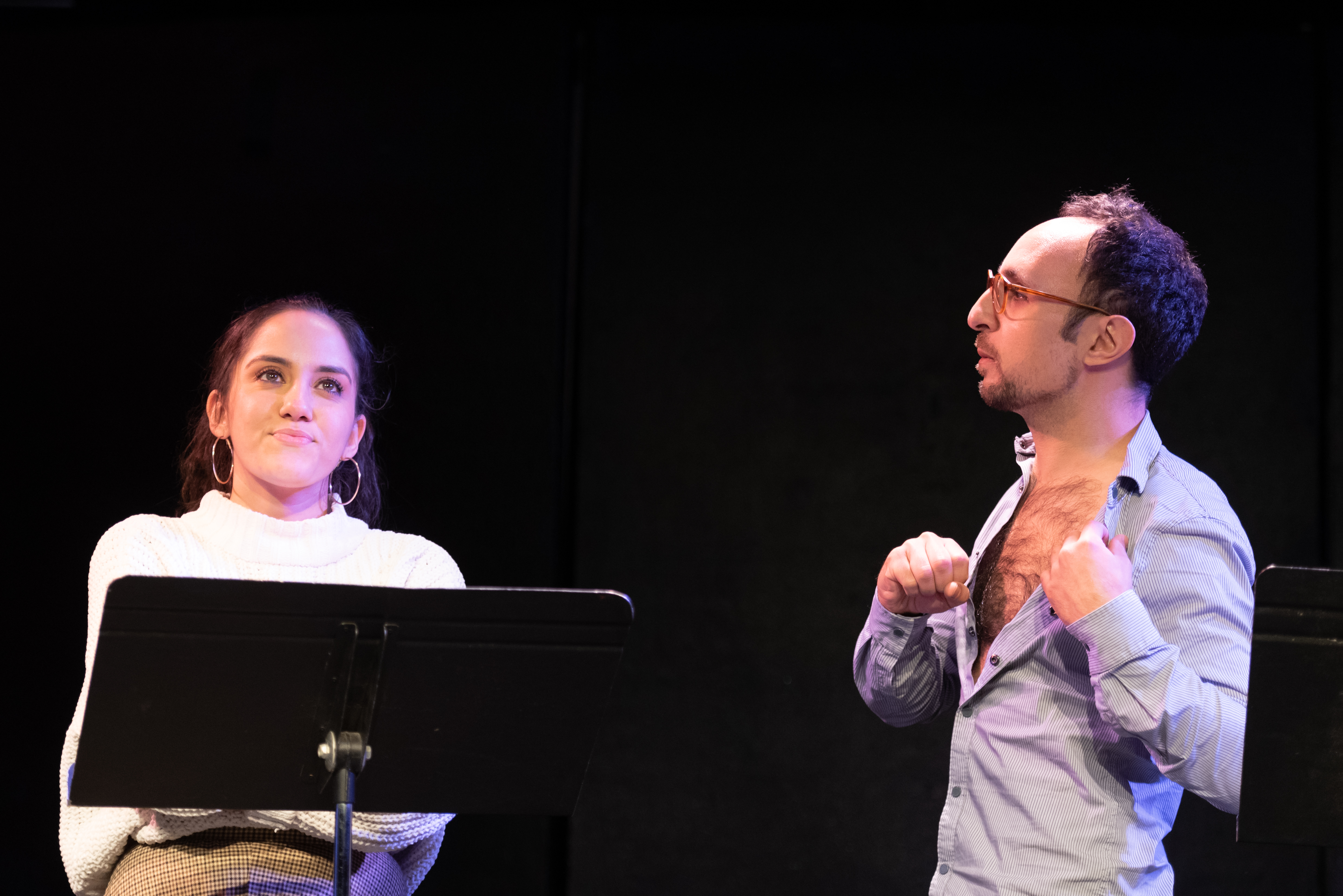 Yessenia Rivas and Raphael Perahia, Pithy Party 2021 (Photo Credit: Amanda Lacson)