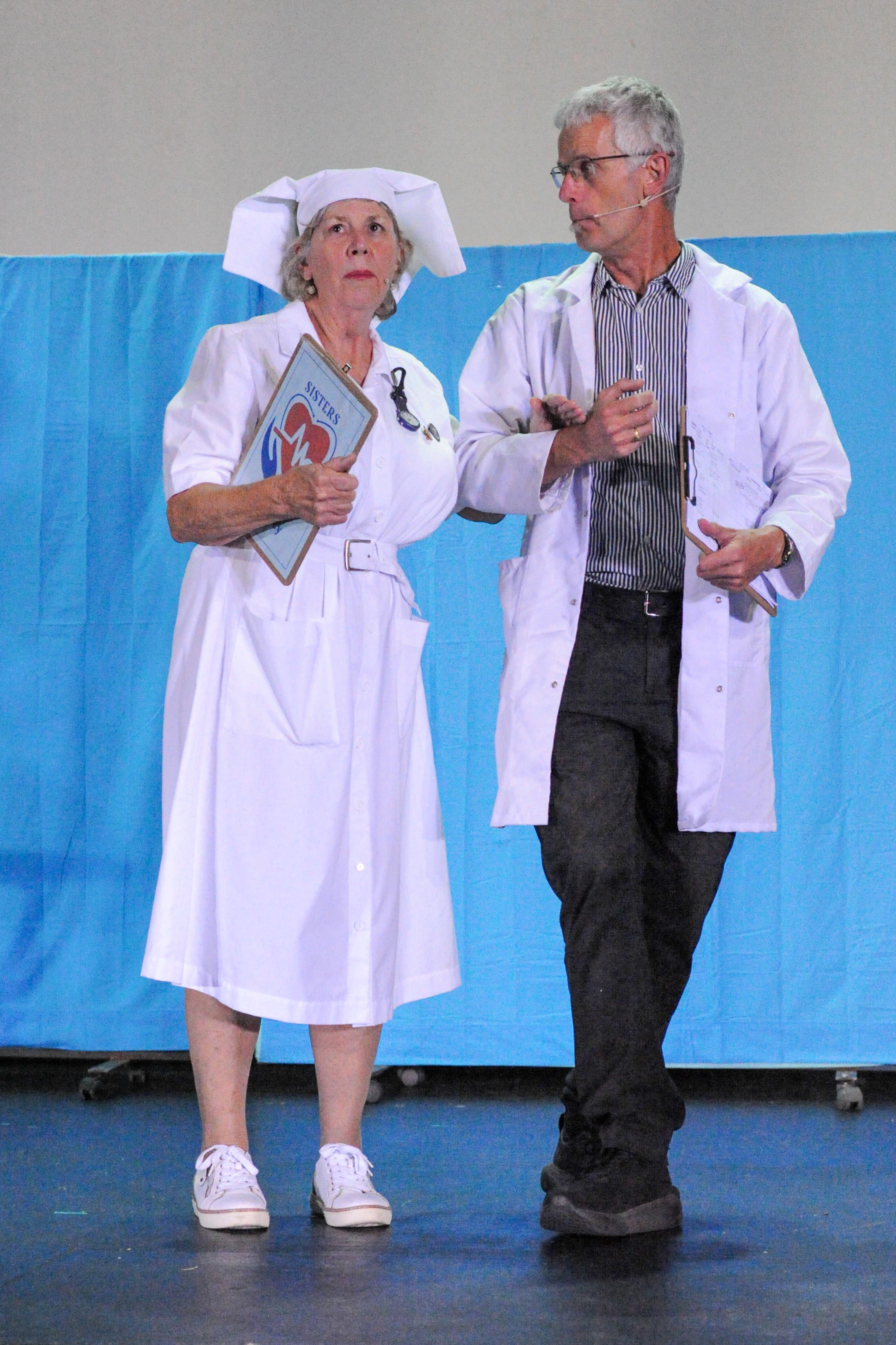 Matron Starchy and Sir Jerry Dunn run the show - so they think.....