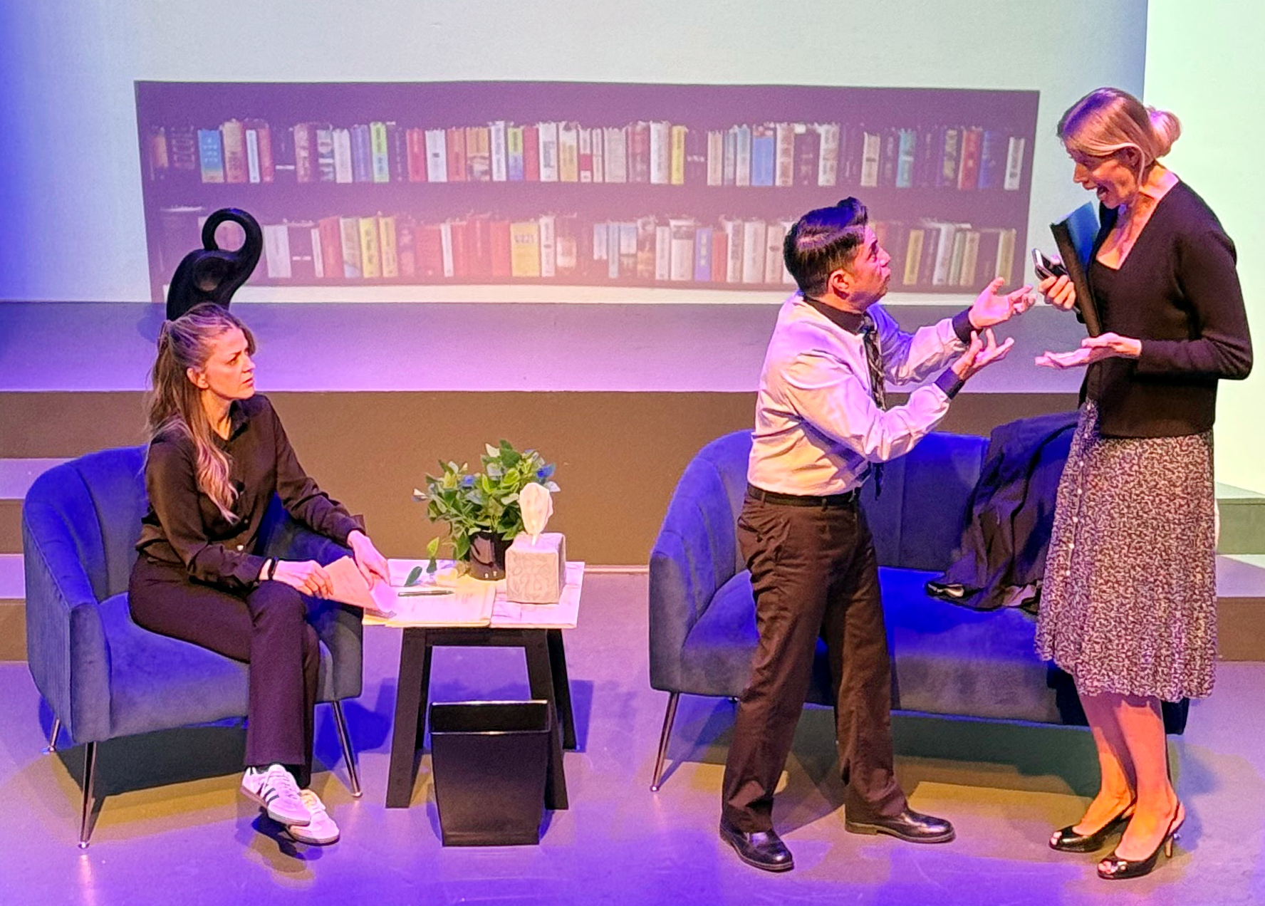 Preview Performance in Santa Monica, April 2026, Juliana Dever, Julian Ricardo, Maria Leicy
