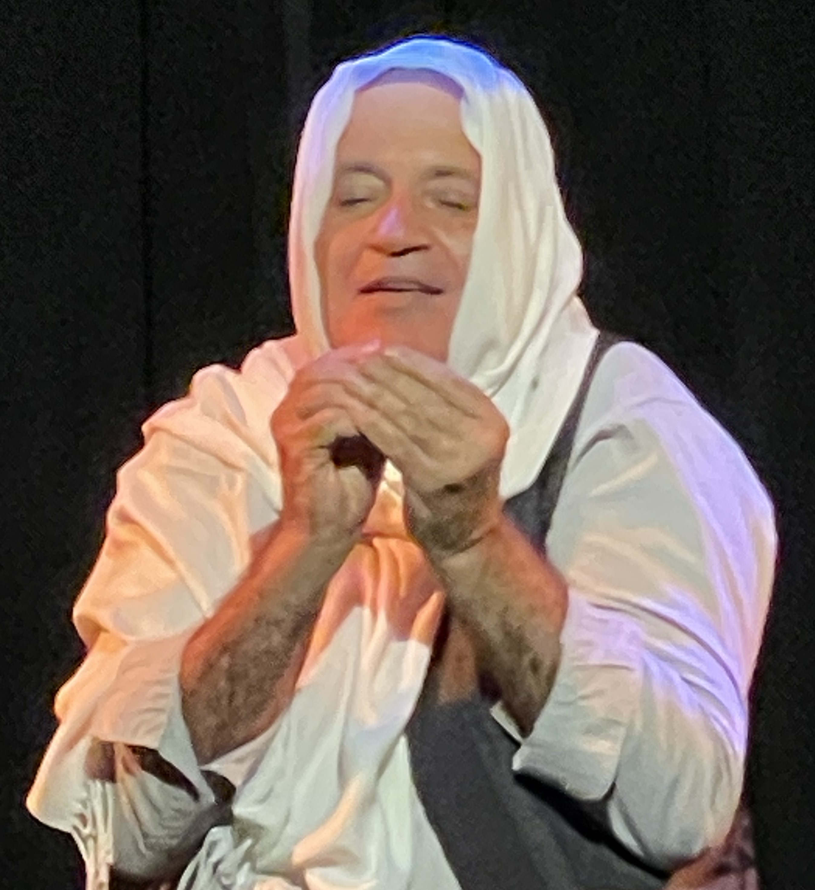 Steve as the arab woman