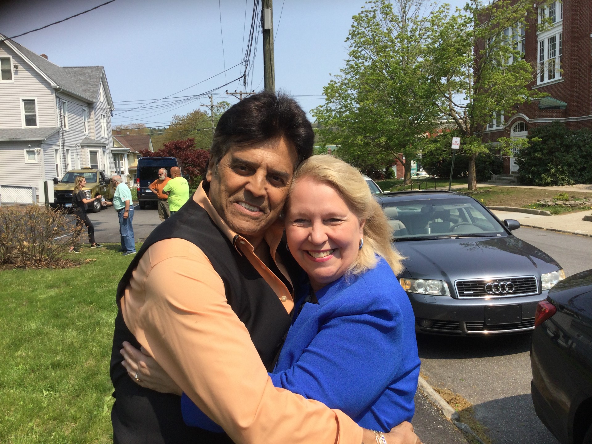 Erik and Deirdre Houlihan DiCara, Executive Director of FISH in Torrington