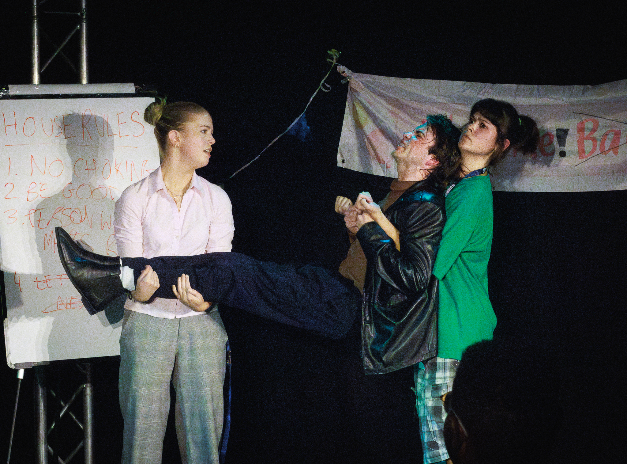 Henry almost gets kicked out (Edinburgh production)