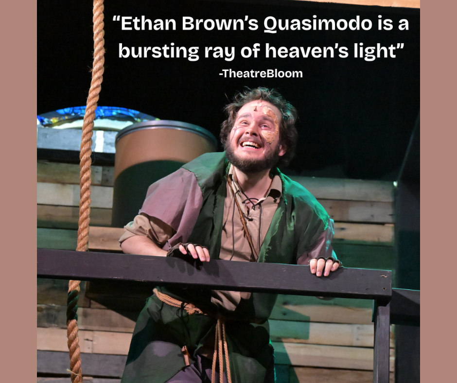 Ethan Brown as Quasimodo | Photo Credit: Mort Shuman
