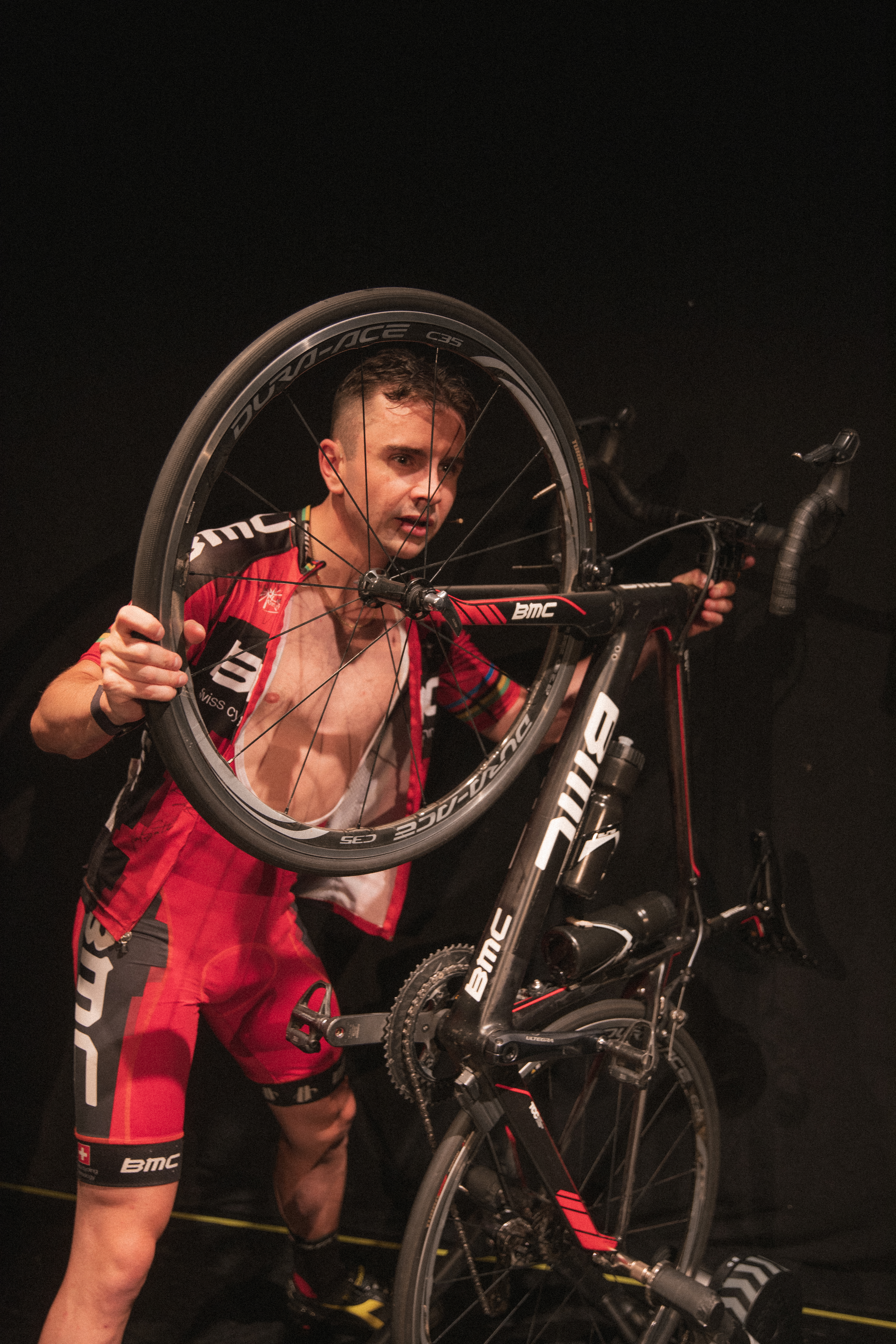 Connor Delves as Cadel Evans