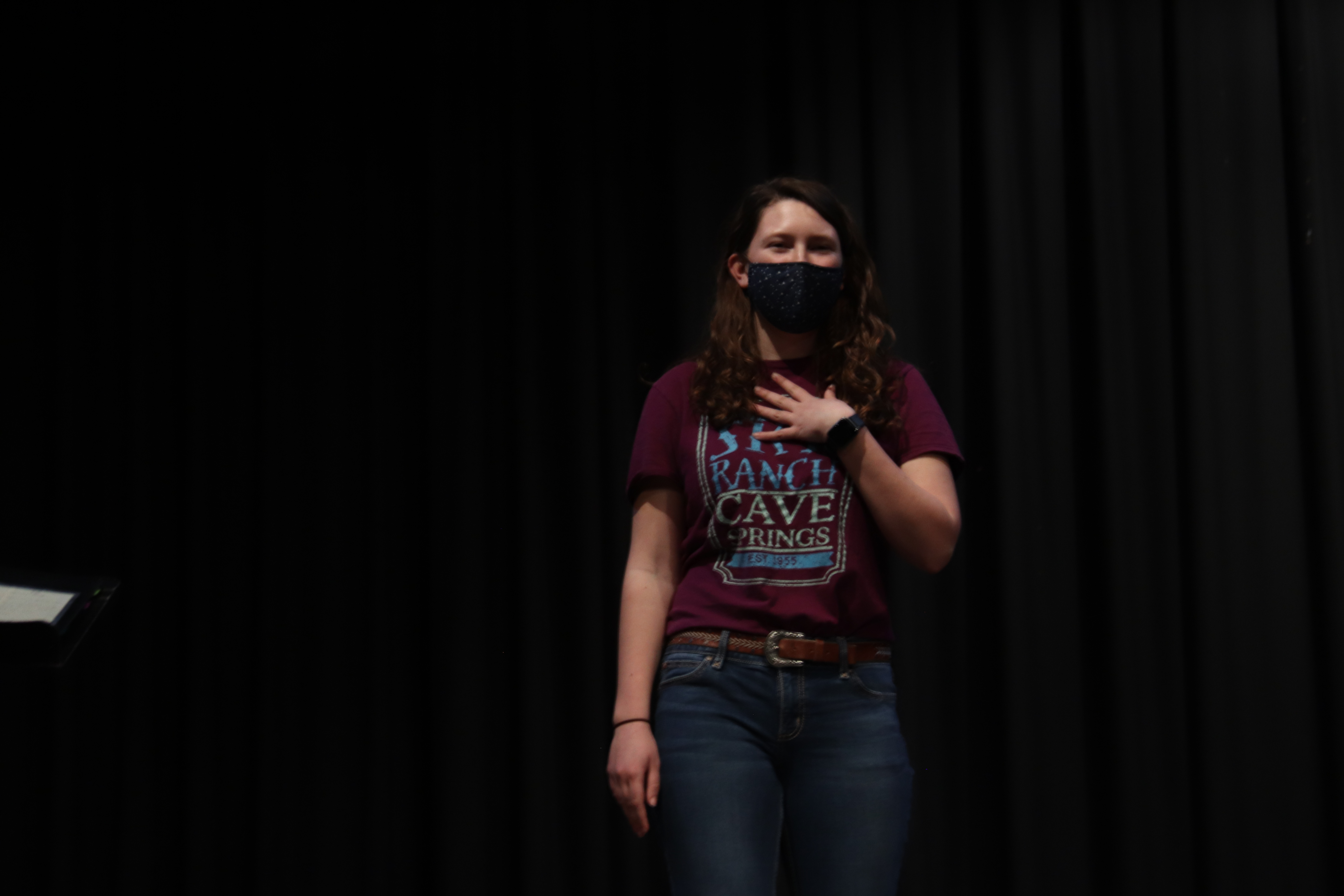 Rehearsal Photo: Callie Bernhardt in Most Likely To...