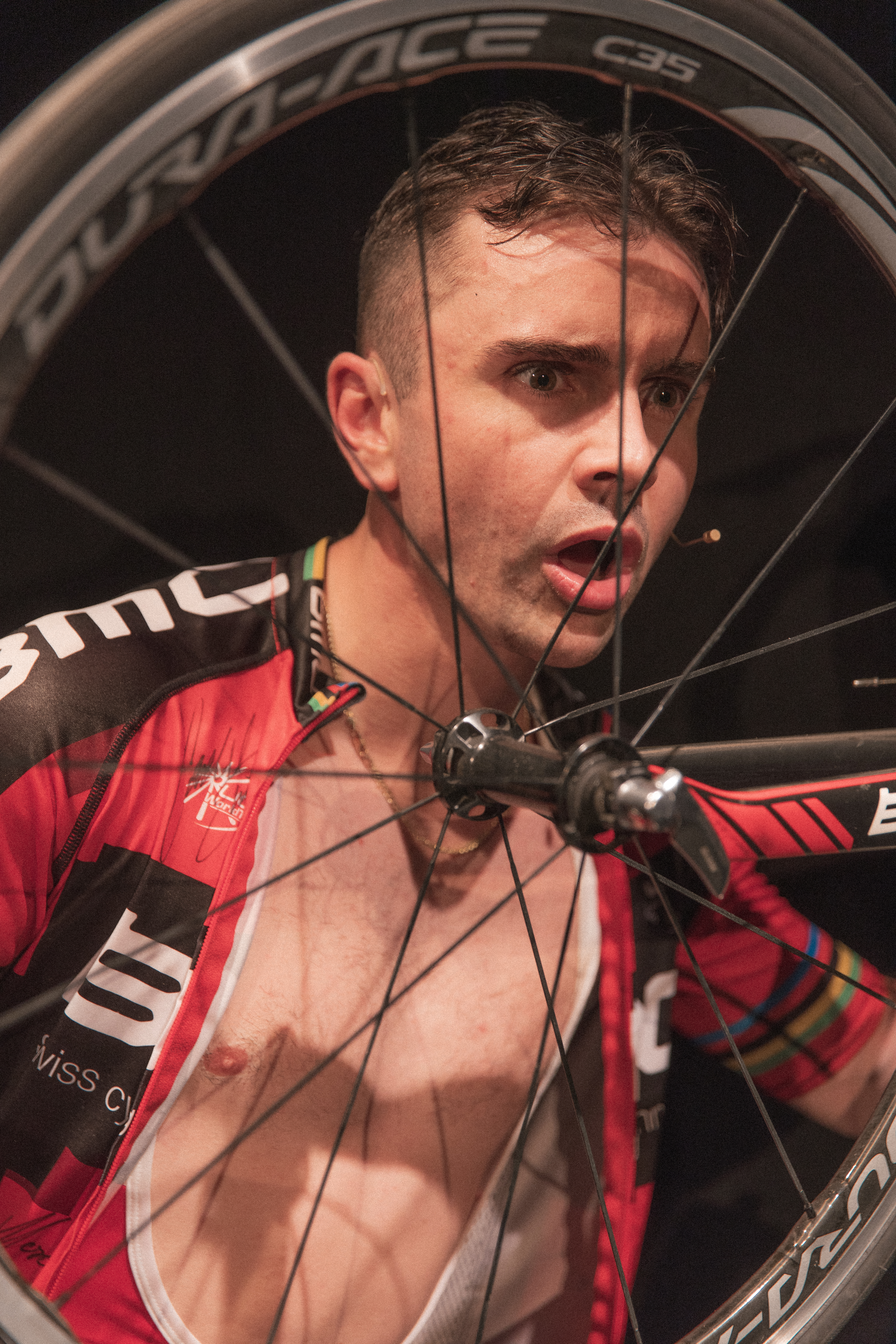 Connor Delves as Cadel Evans