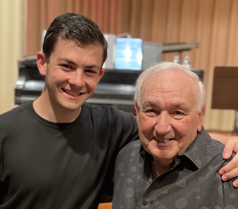 Writer Lou DiPietro, age 95 and Composer Louis Josephson, age 24
