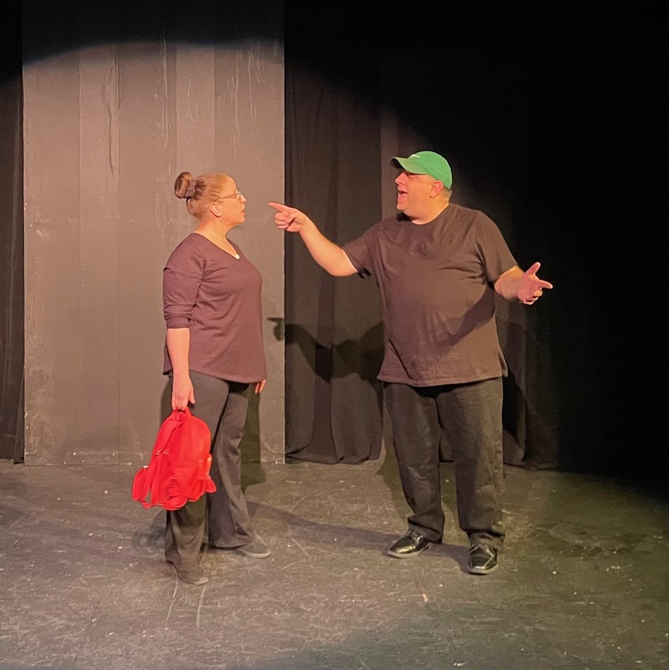 Susan Bolt and Anthony SanFilippo in Pocket Plays