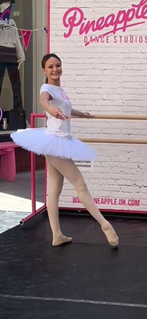 Tatum Performing for Pineapple dance studios unveiling 10/07/25