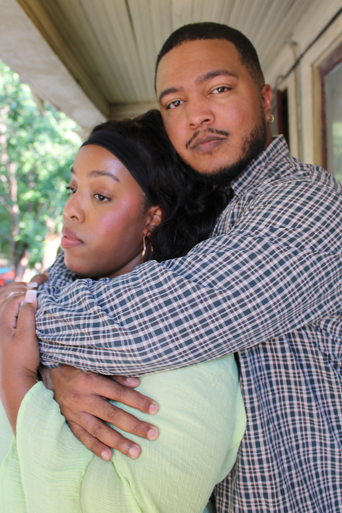 Olivia Lewis and Brian Gibson as Tonya and King