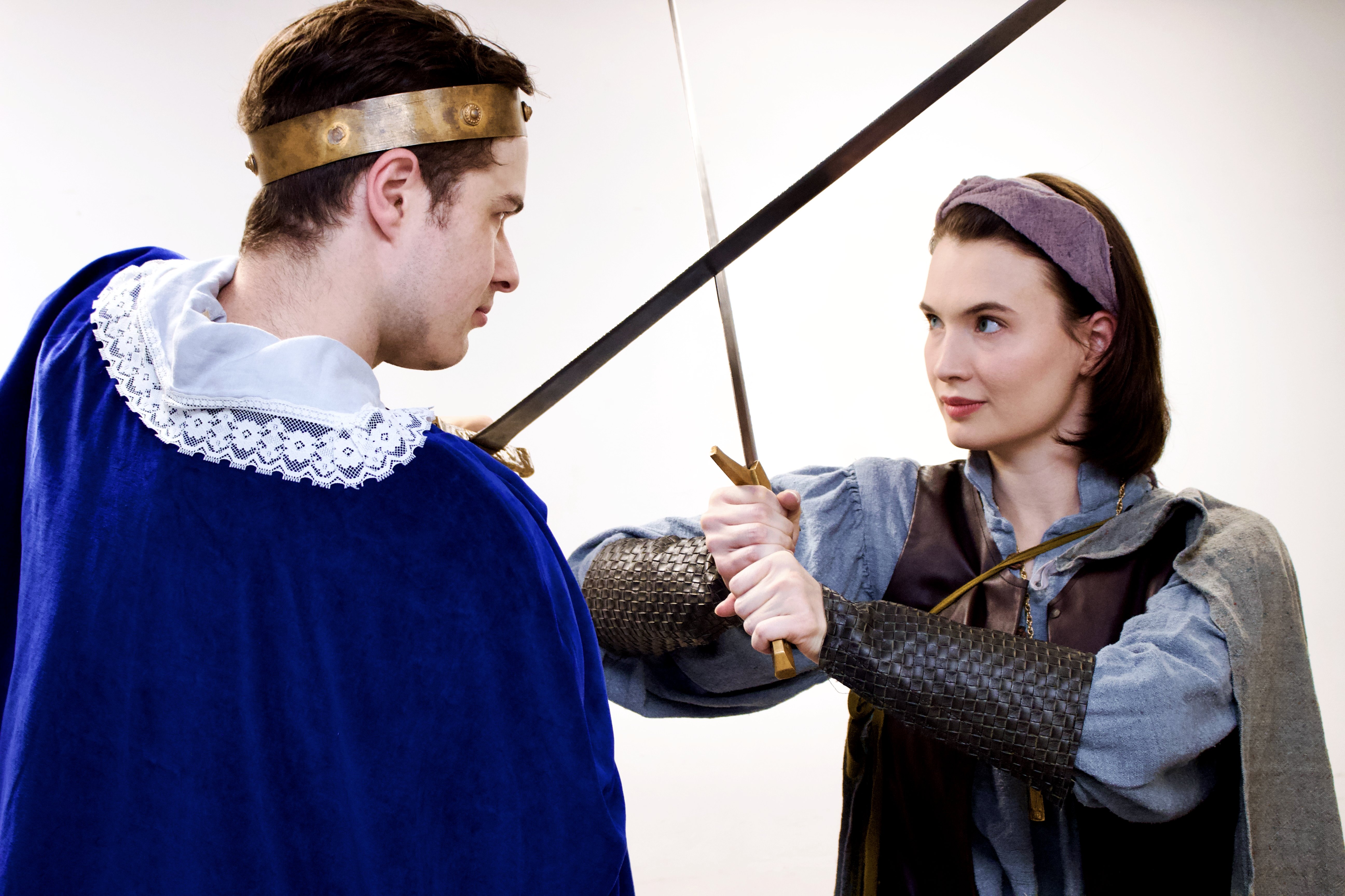 Thomas Shuman as Charles and Leah Schwartz as Joan of Arc