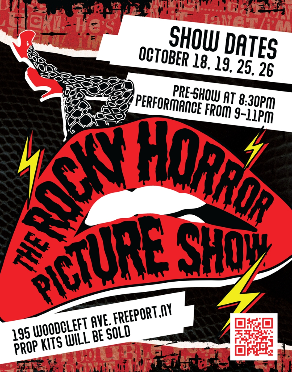 The Rocky Horror Picture Show Shadow Cast - Sparkle On Stage Cultural Arts Center Stage Mag