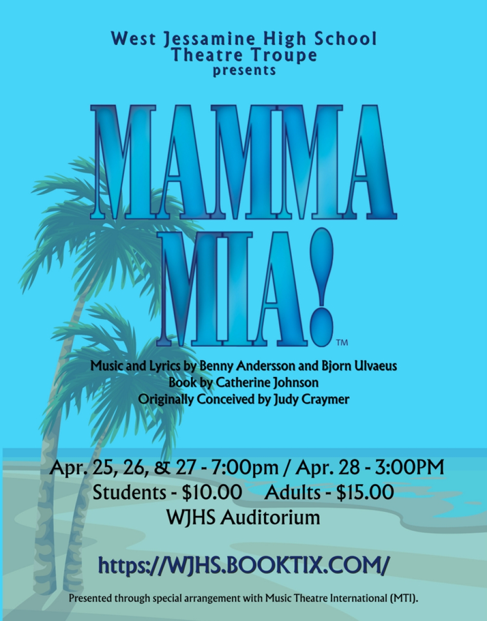 Mamma Mia! - West Jessamine High School Theatre Troupe Stage Mag