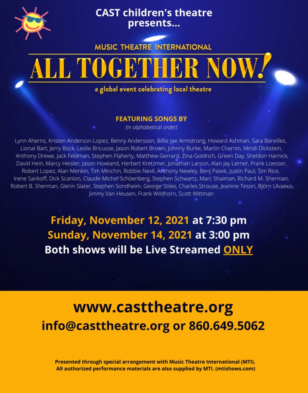 All Together Now - CAST children's theatre Stage Mag