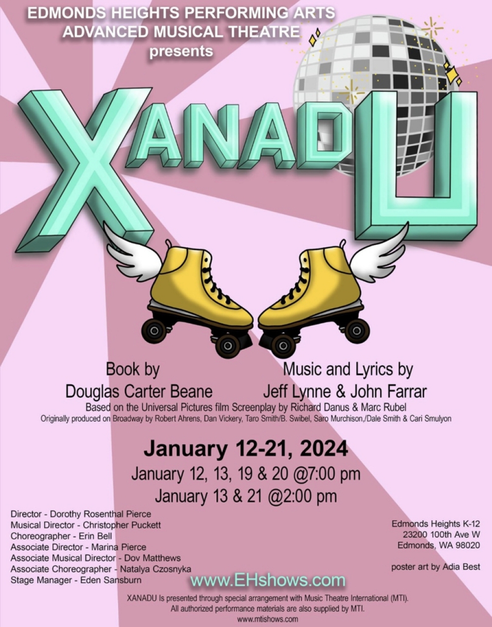 Xanadu - Edmonds Heights Performing Arts - Edmonds Heights K12 Stage Mag