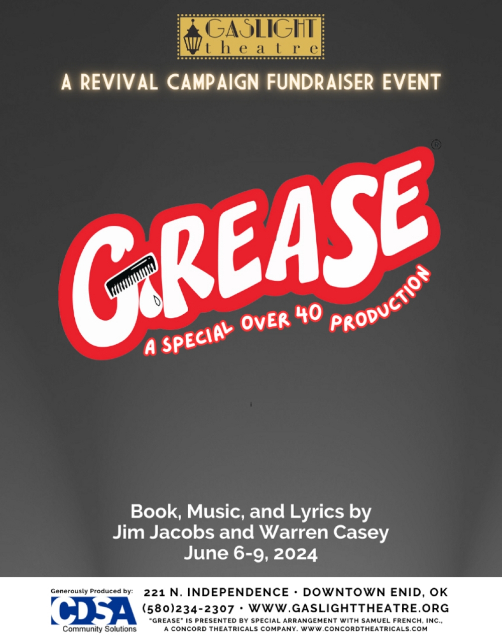 Grease - Gaslight Theatre Stage Mag