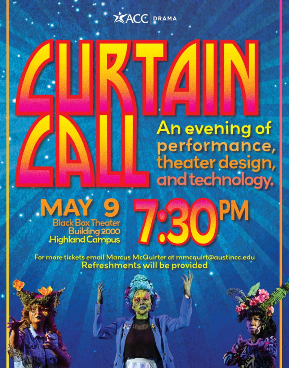 Curtain Call: An End of the Year Showcase and Review at Austin Community College Drama Department