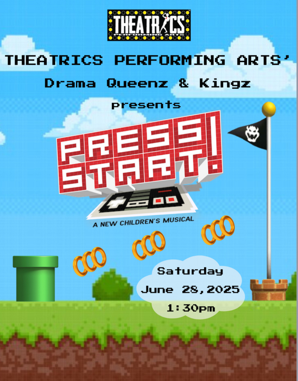 Press Start at Theatrics Performing Arts 