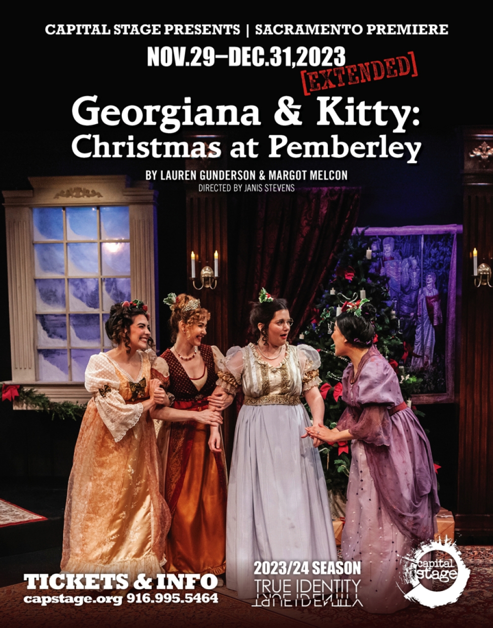 Georgiana and Kitty: Christmas at Pemberley at Capital Stage