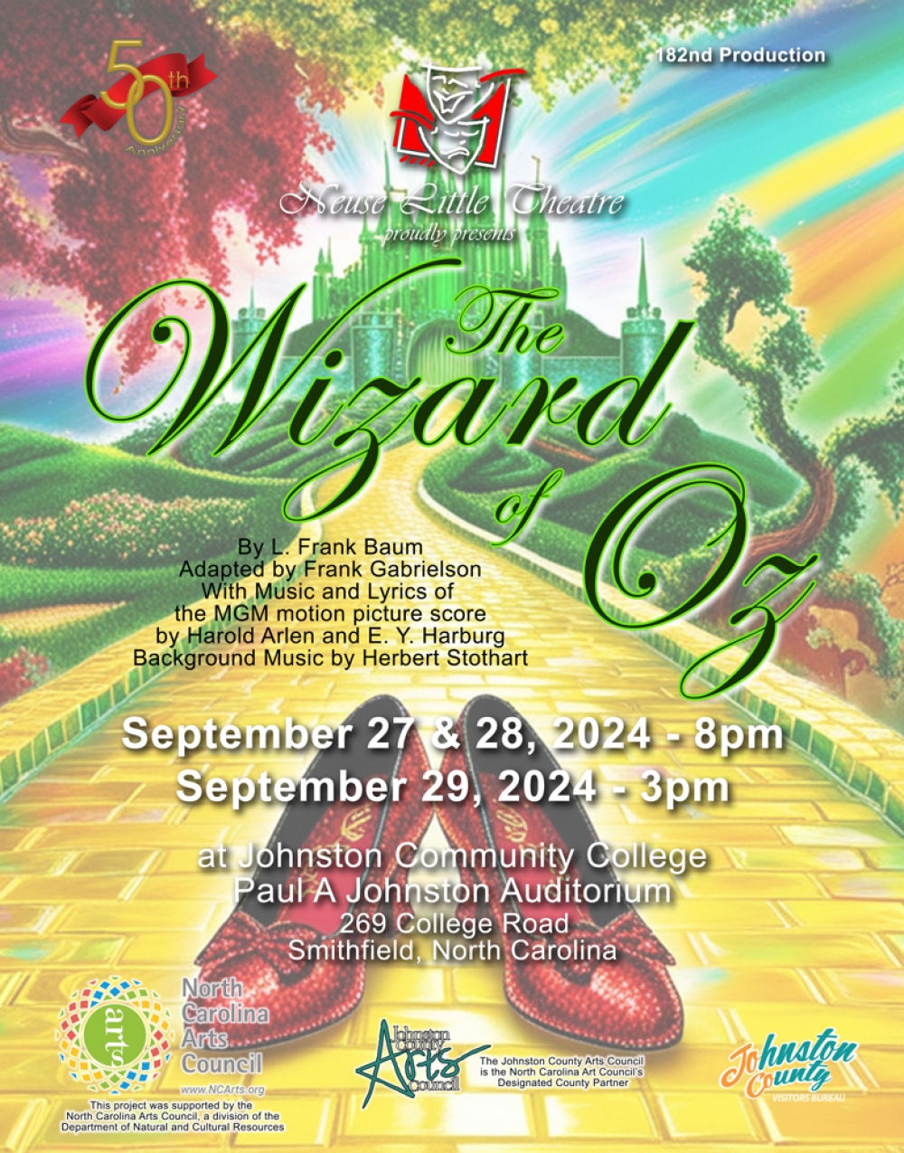 The Wizard of Oz at Neuse Little Theatre