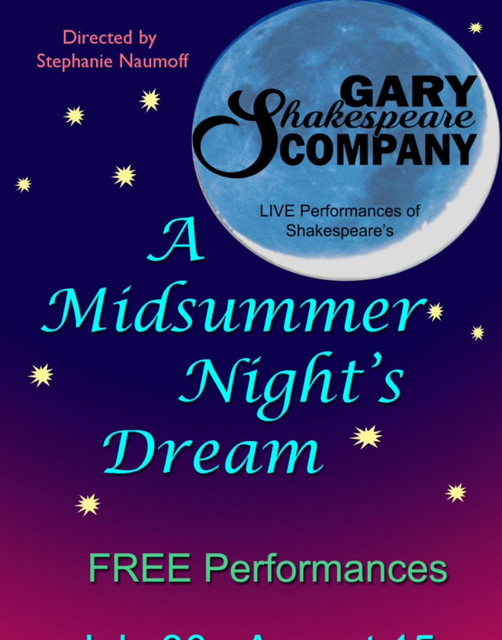 A Midsummer Night's Dream - Gary Shakespeare Company Stage Mag