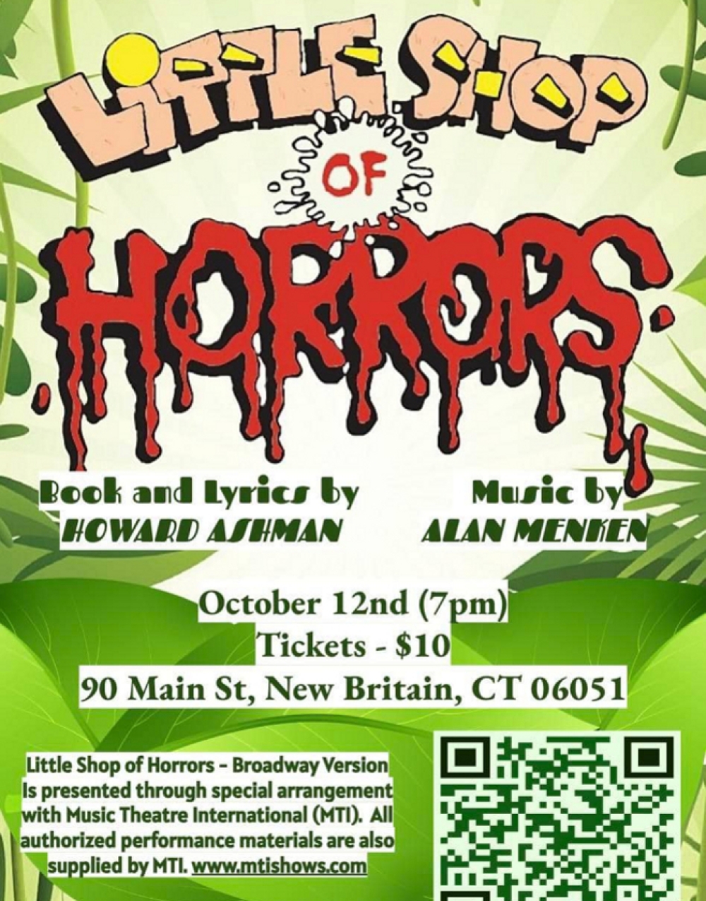 Little Shop Of Horrors - Offsite Connecticut Theatre Stage Mag