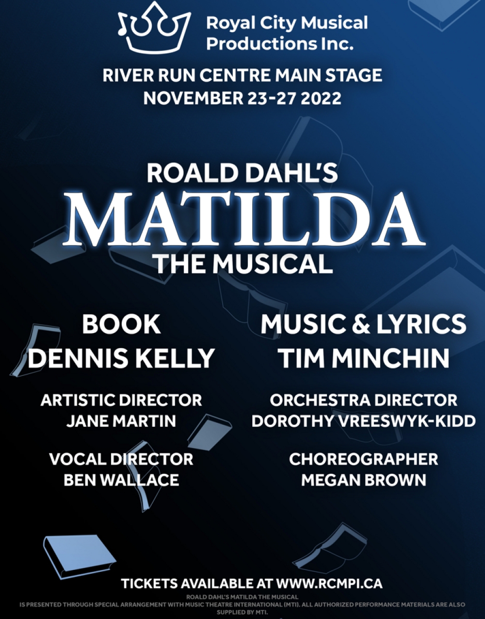 Roald Dahl's Matilda The Musical at River Run Centre, Main Stage