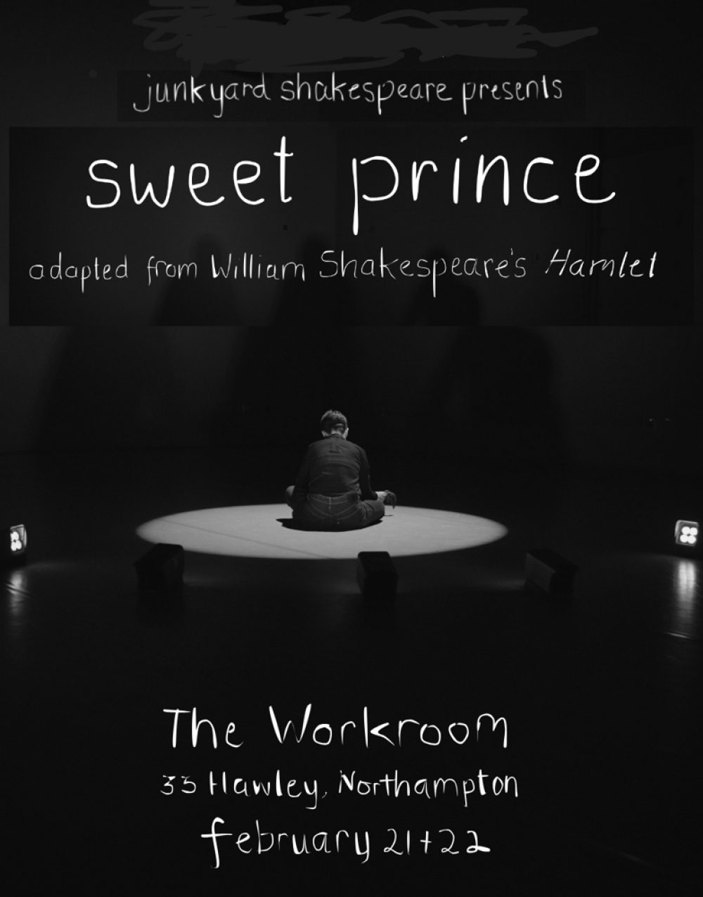 Sweet Prince at The Workroom/ Northampton Center for the Arts, 33 Hawley St, Northampton MA
