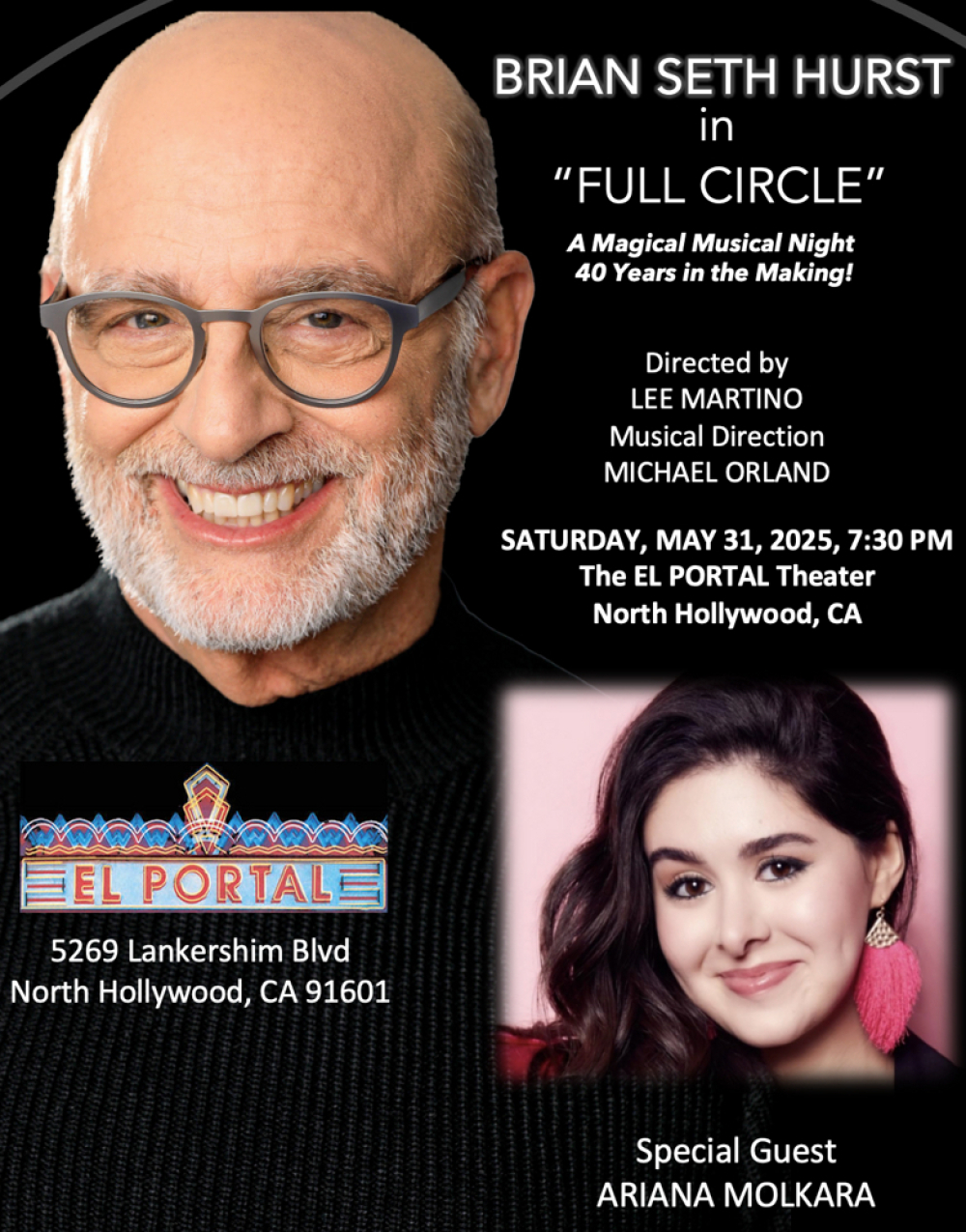 FULL CIRCLE- A Magical Musical Night 40 Years in the Making - El Portal Stage Mag