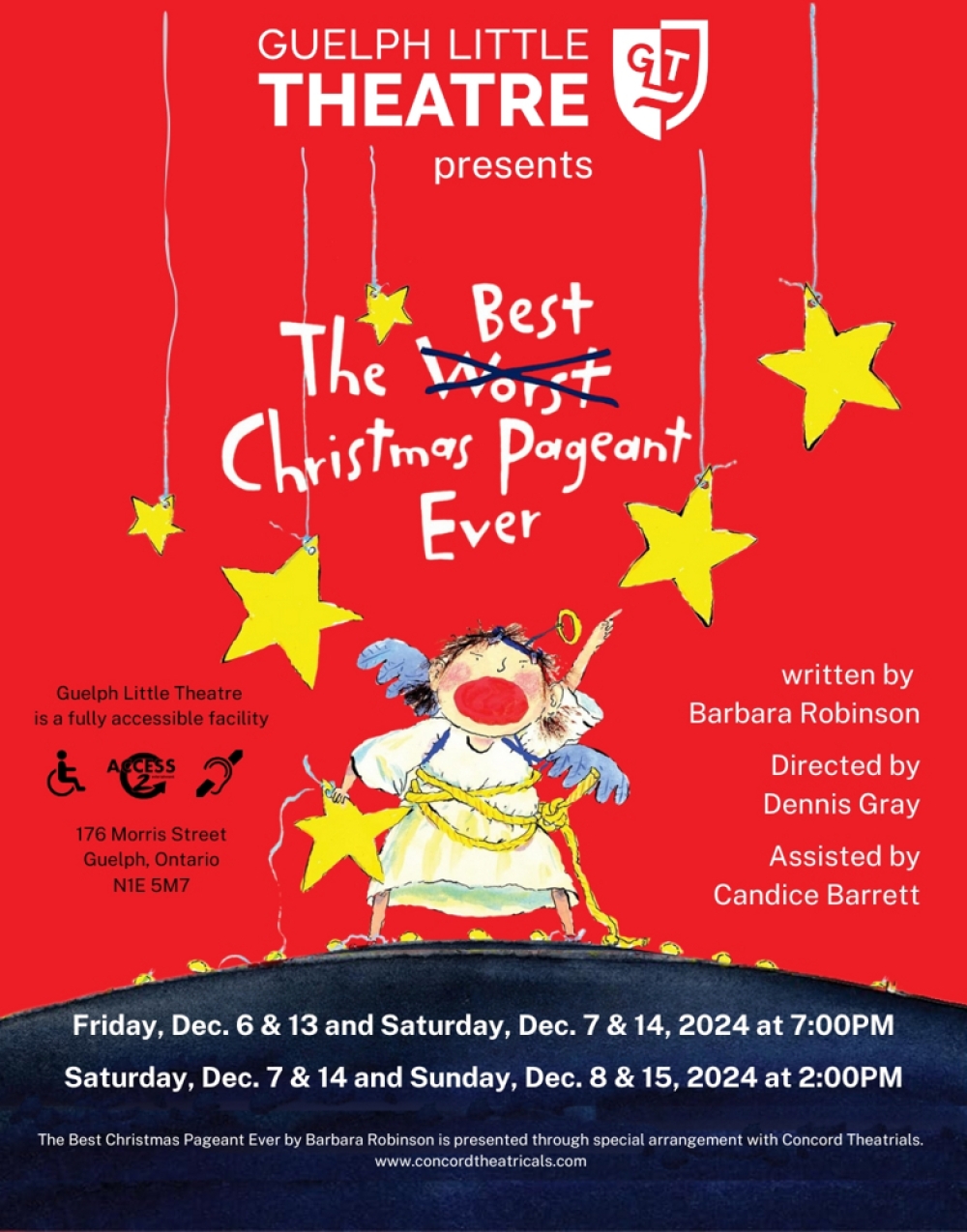 The Best Christmas Pageant Ever at The Guelph Little Theatre