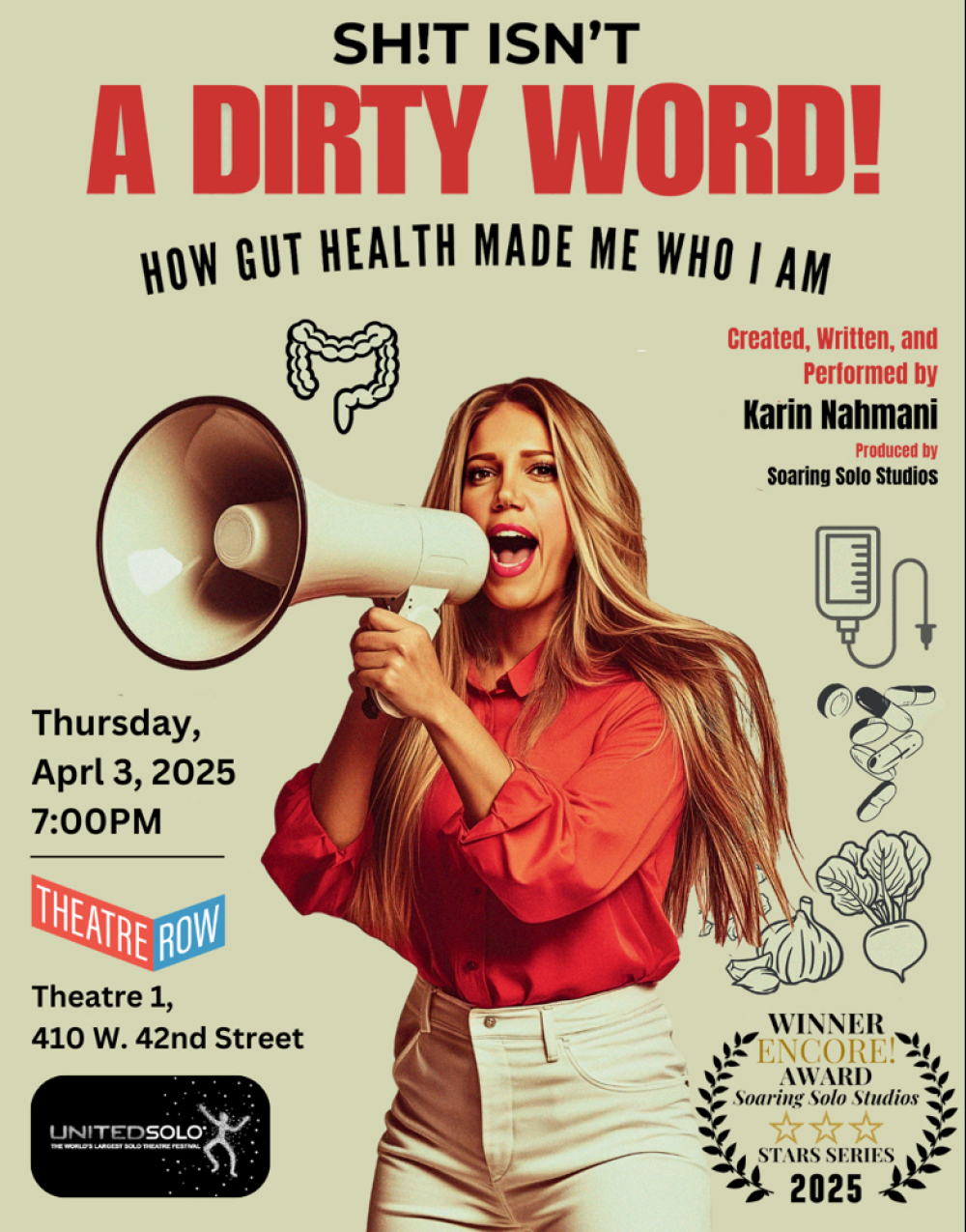 Shit Isn't A Dirty Word - How Gut Health Made Me Who I Am - Theatre Row Stage Mag