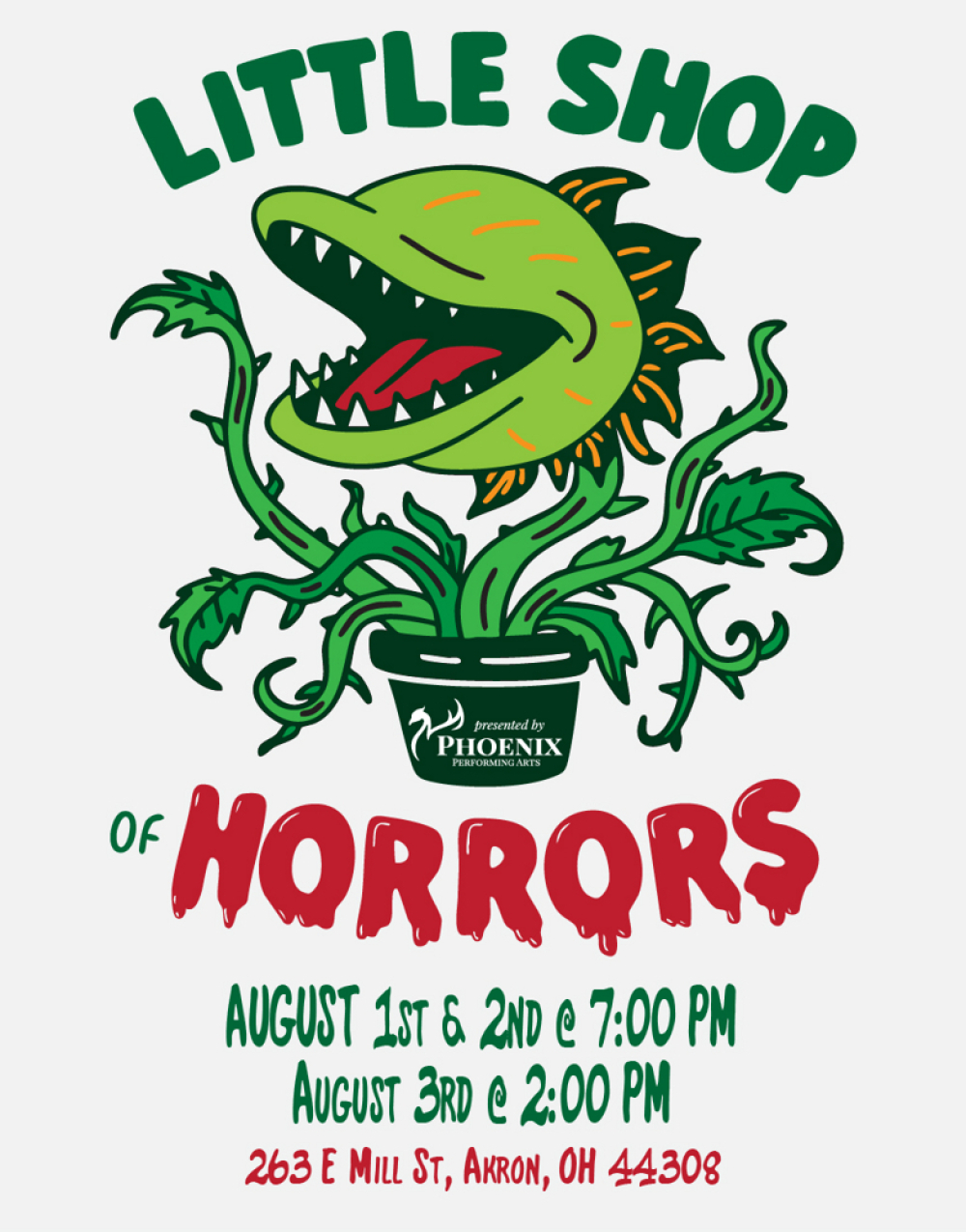 Little Shop of Horrors - Broadway Version at Phoenix Performing Arts