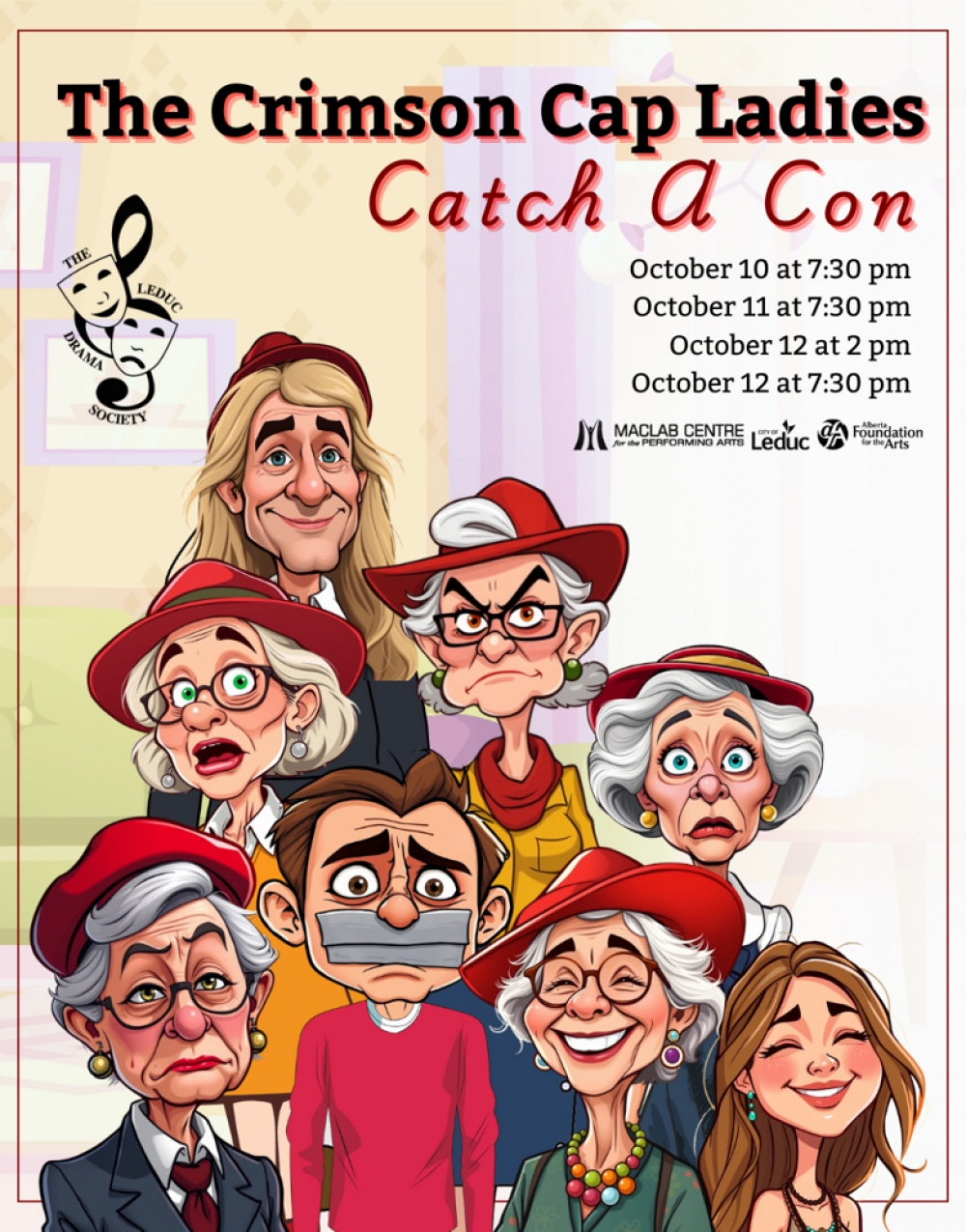 The Crimson Cap Ladies Catch a Con - The Maclab Centre for the Performing Arts Stage Mag