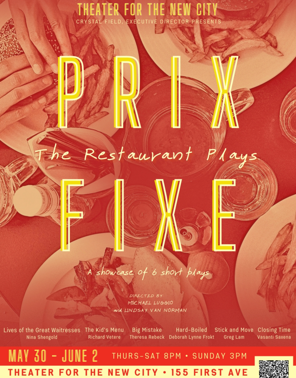 Prix Fixe: The Restaurant Plays - Theater for the New City Stage Mag