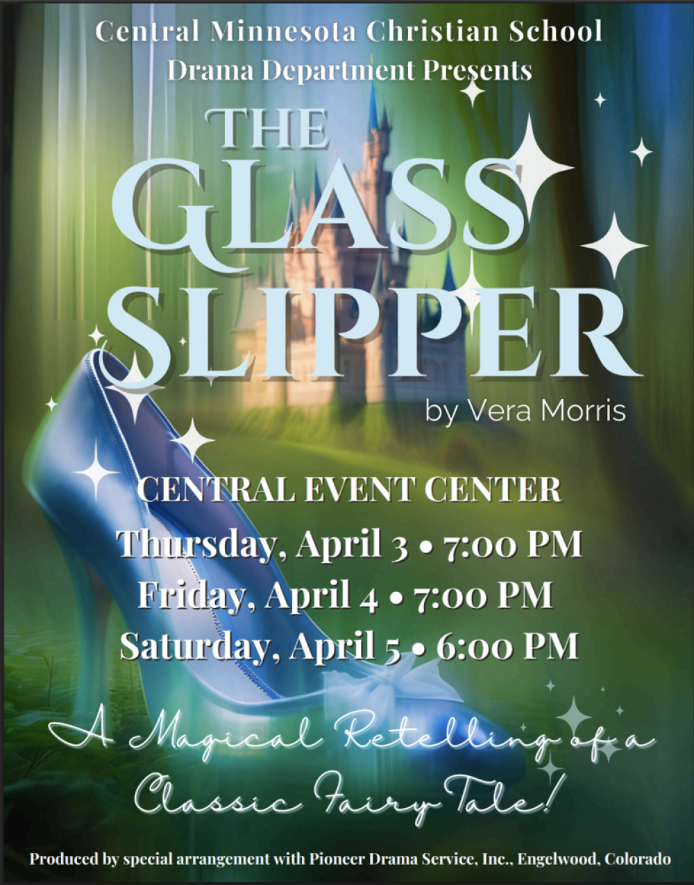 The Glass Slipper at Central Event Center