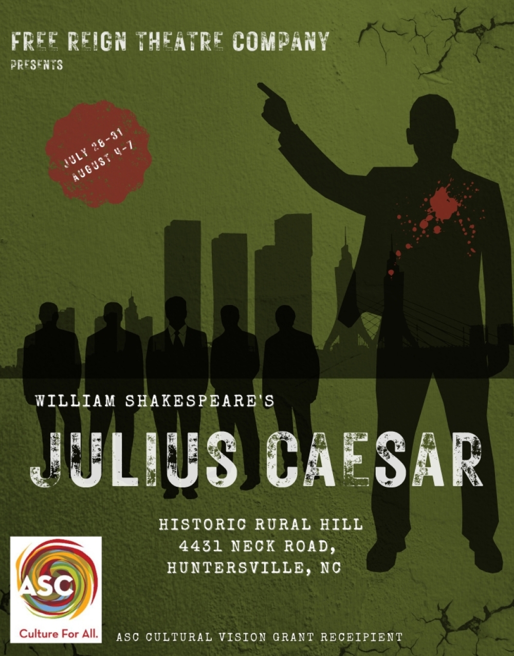 Julius Caesar - Free Reign Theatre Company Stage Mag
