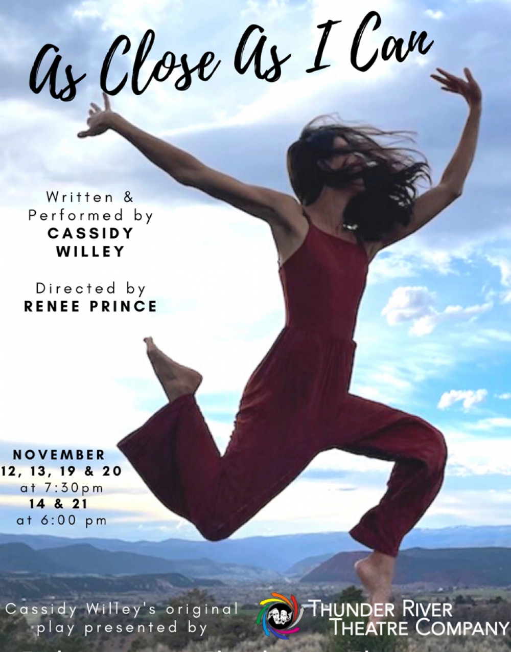 As Close As I Can - Thunder River Theatre Company Stage Mag