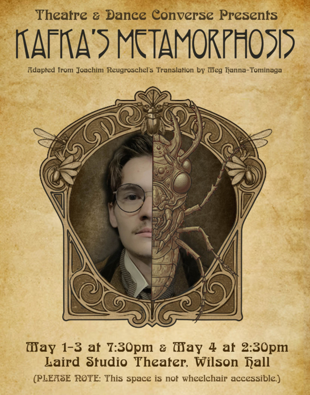 Kafka's Metamorphosis - Converse Theatre & Dance Stage Mag