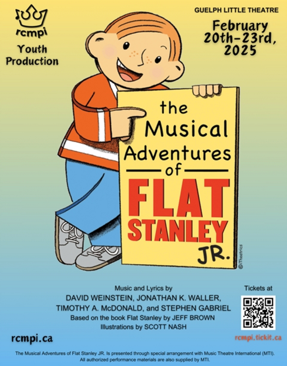 The Musical Adventures of Flat Stanley Jr. - Guelph Little Theatre Stage Mag