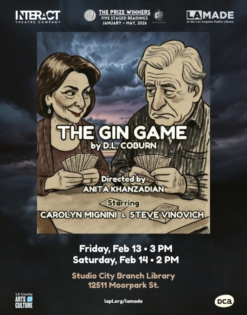 THE GIN GAME by D.L.Coburn at INTERACT THEATRE COMPANY