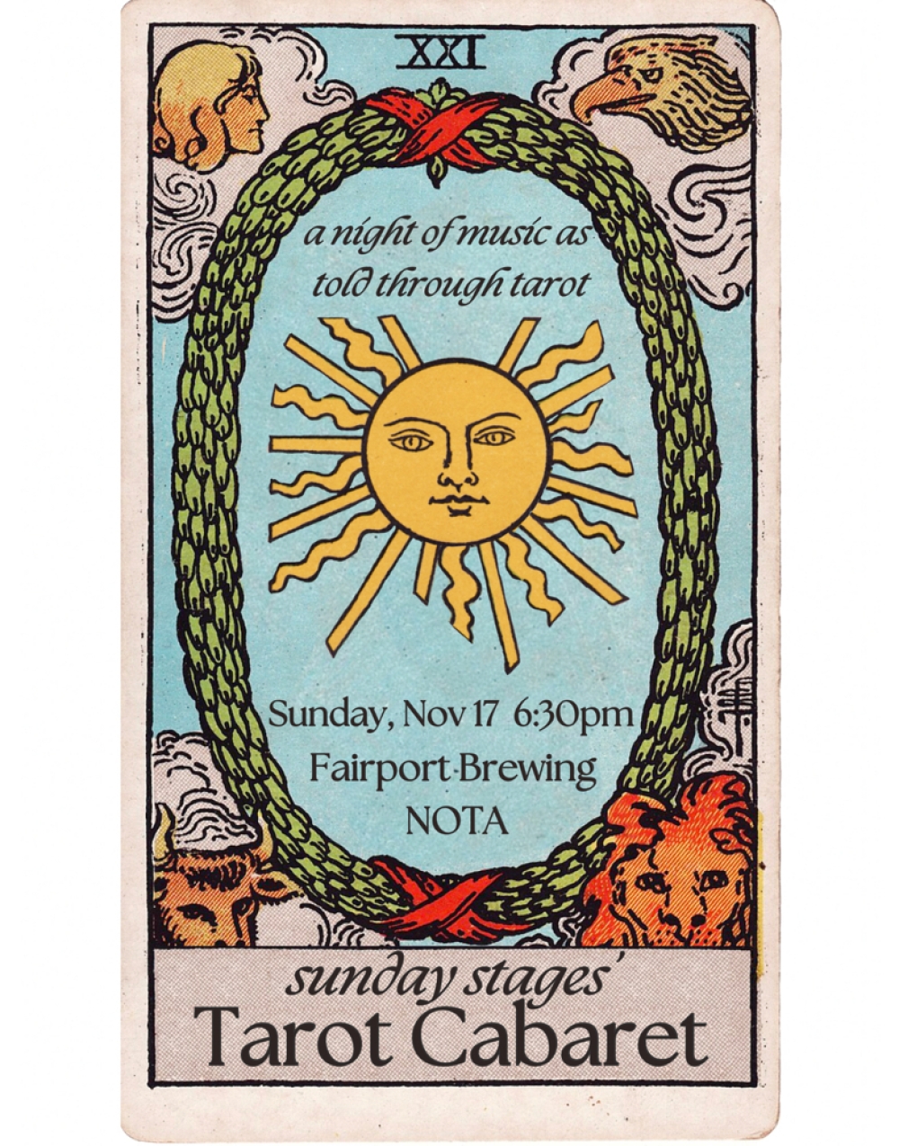 Tarot Cabaret at Sunday Stages