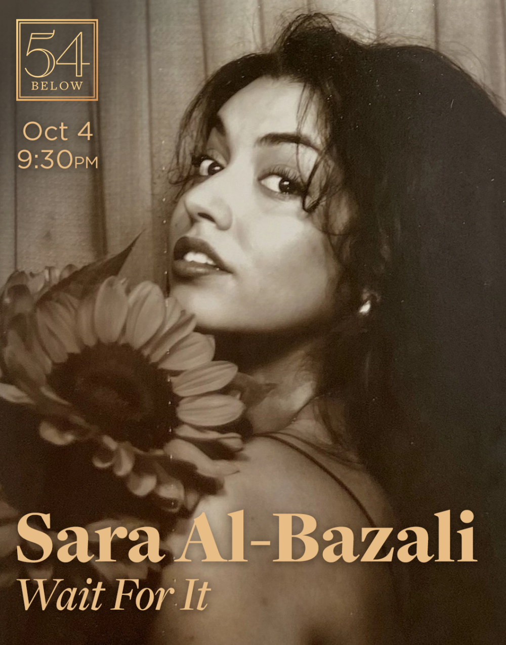 Sara Al-Bazali: Wait For It at 54 Below