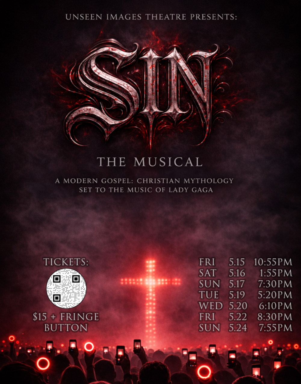 SIN: A Modern Musical at Unseen Images Theatre